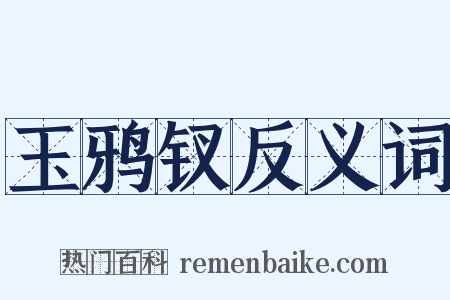 玉鸦钗反义词是什么意思的图片